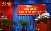 Fv88.win nhà cái WC 2026 tổ chức hội nghị thông tin thời sự quý 2 năm 2017