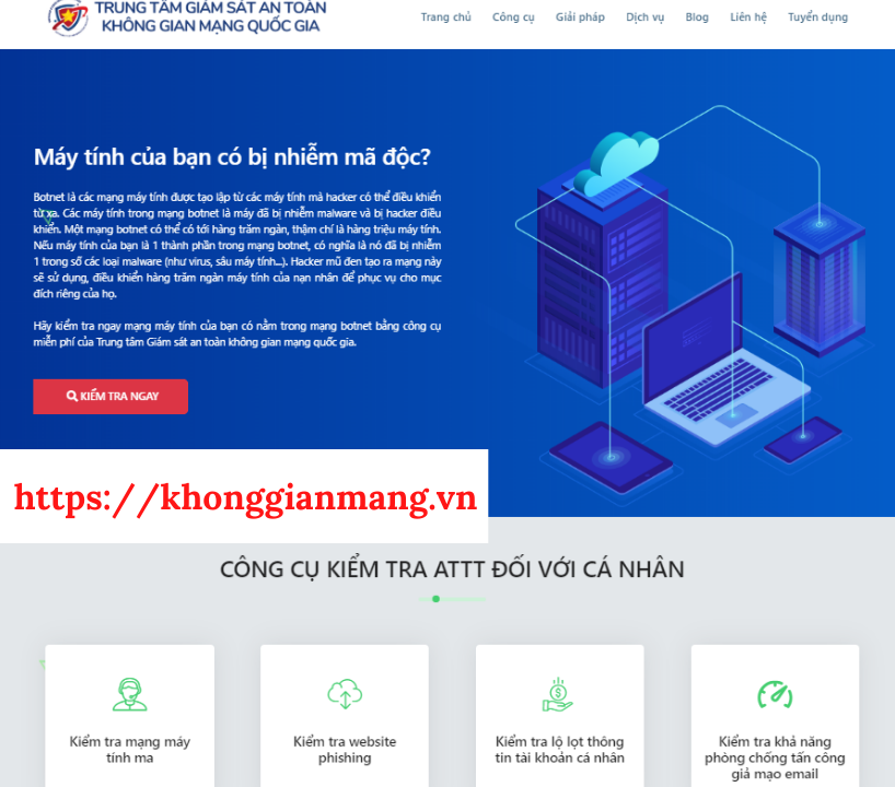 khong gian mang