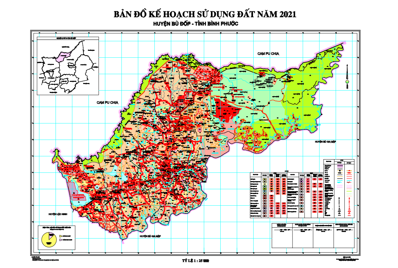 Bù Đốp công bố công khai kế hoạch sử dụng đất năm 2021