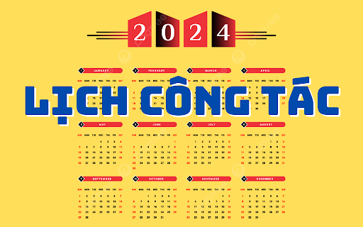 Lịch công tác Lãnh đạo Sở Xây dựng tuần 52/2024